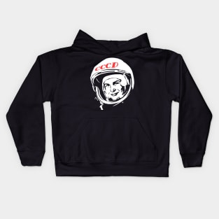 Tereshkova first woman in space Kids Hoodie